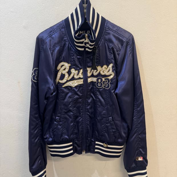 MLB Atlanta Braves Satin Stadium Jacket