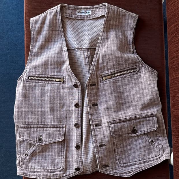 Dry cotton fabric work design vest