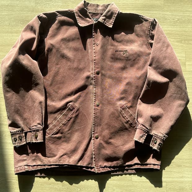 90s 스투시 덕 캔버스 자켓