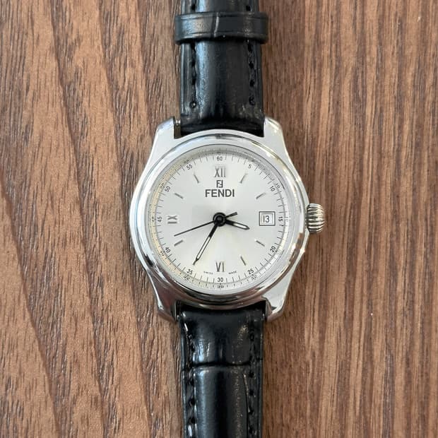 [중고] 펜디 FENDI 210 L 실버 로만 - 90s 빈티지 명품 쿼