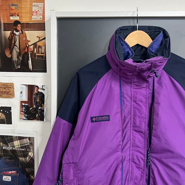 90s Columbia 컬럼비아 아웃도어 파우더 케그 빈티지 점퍼