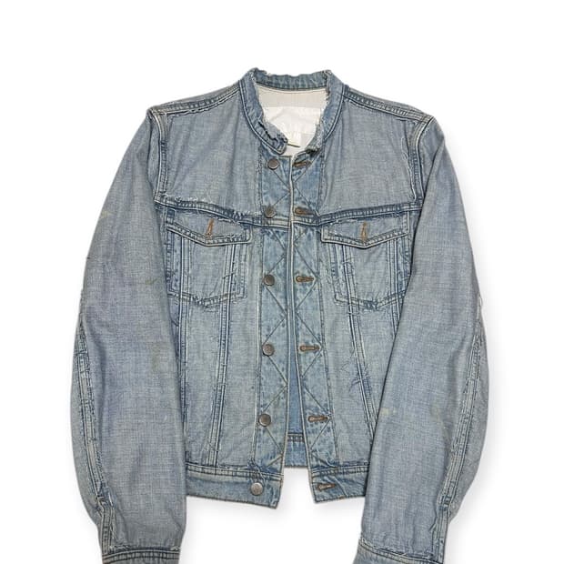 마르지엘라 h&m 데님 청자켓