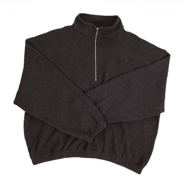 [2] 논노드 하프집업 니트 브라운