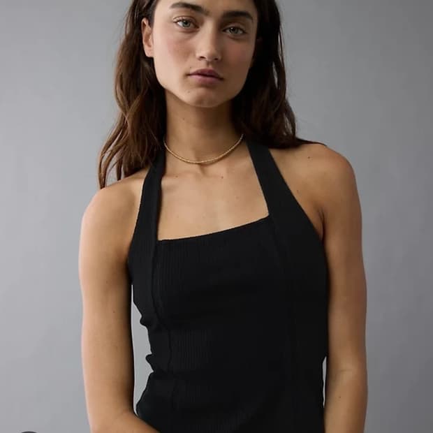 American Eagle 아메리칸이글 레이스 홀터 탱크탑