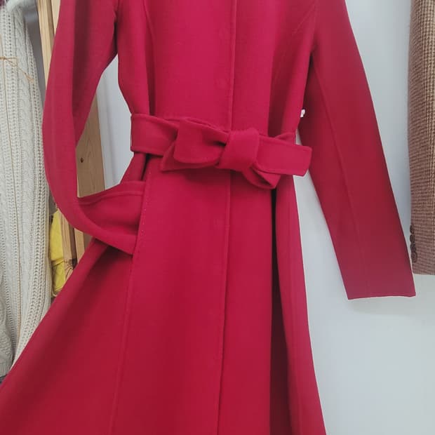 엘리타하리 스티치 핸드메이드 코트