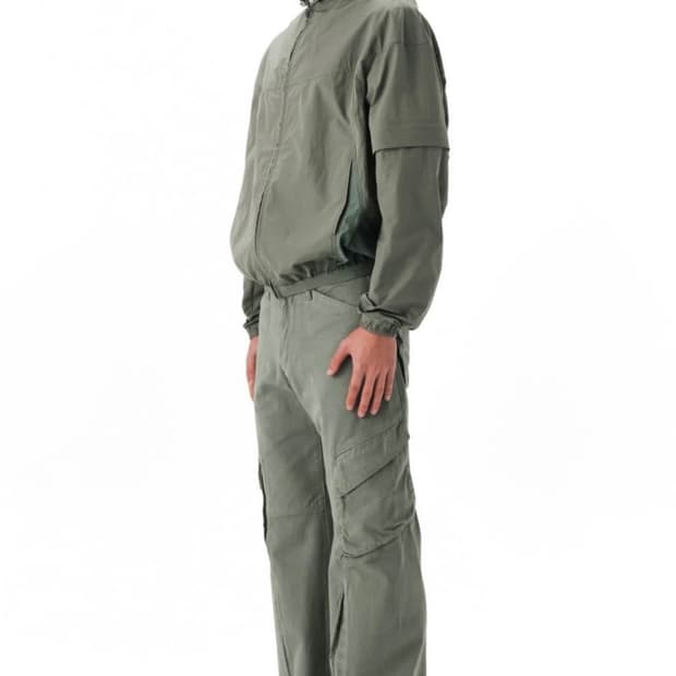 ee 누마레 나일론 메쉬 윈드브레이커 S