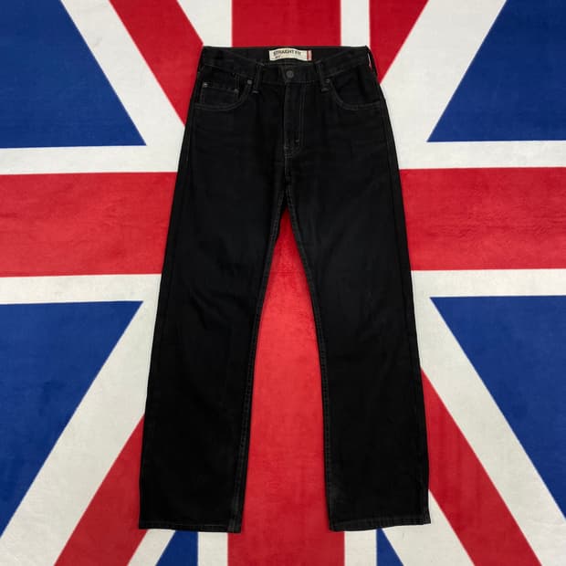 리바이스 505 흑청데님팬츠 29 실측 27