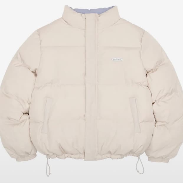 스컬프터 리버시블 패딩 (아이보리/블루)