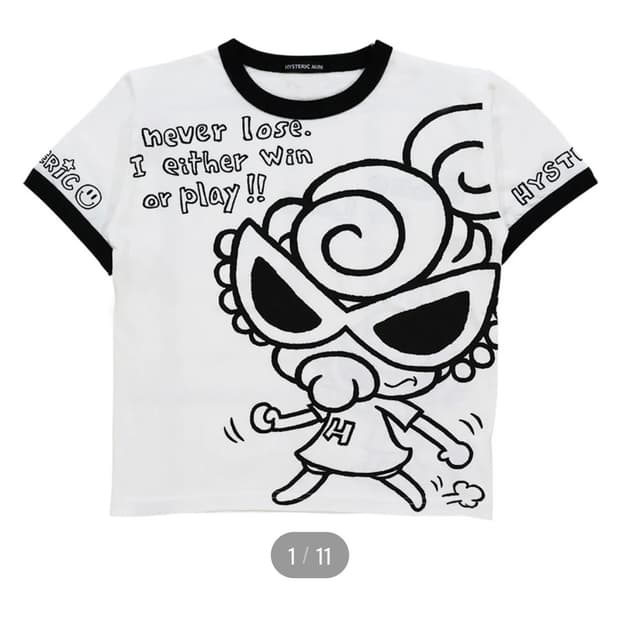 Hysteric Glamour 히스테릭 미니 링거티 화이트 140