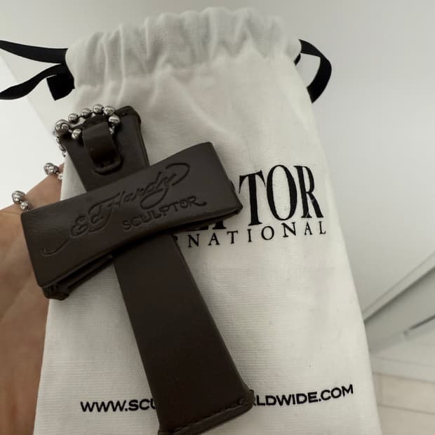 스컬프터 에드 하디 카드 지갑