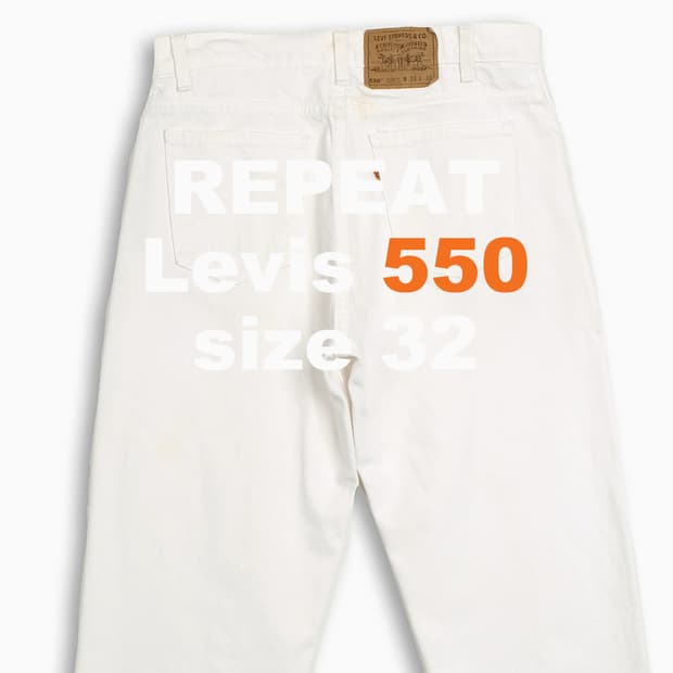 리바이스 550 오렌지탭 90s USA 32 인치 OR5503345