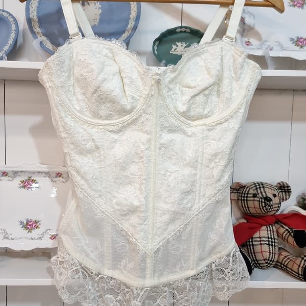 레이스 코르셋 뷔스티에