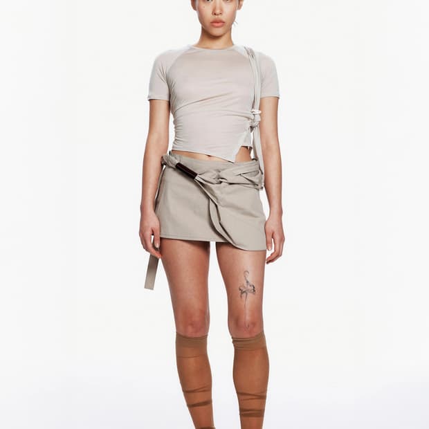 Hyein Seo Tied Asymmetric T-shirt