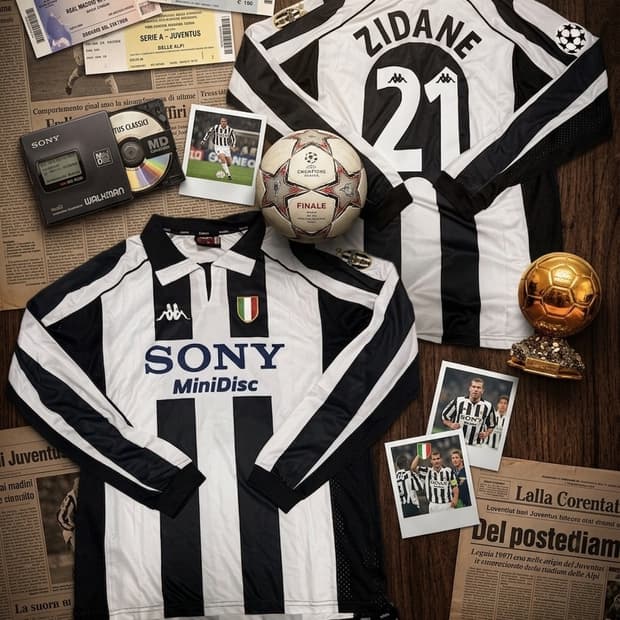 세리에A 97/98 유벤투스 긴팔 지단 유니폼 판매합니다
