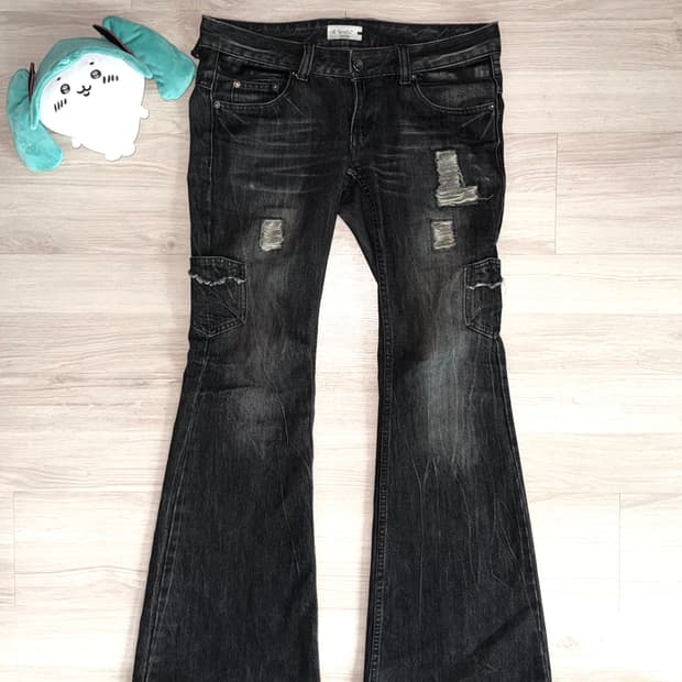 aesynctx scar boot cut pants 사이즈 M