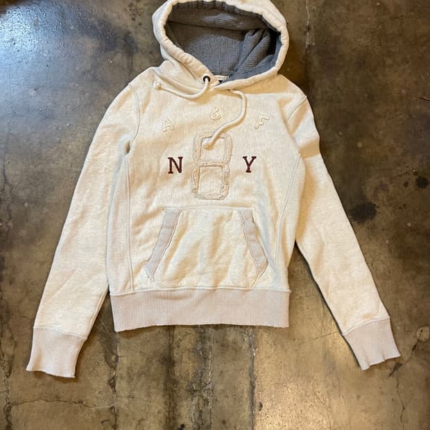 아베크롬비 & 피치 빈티지 후드티 맬란지