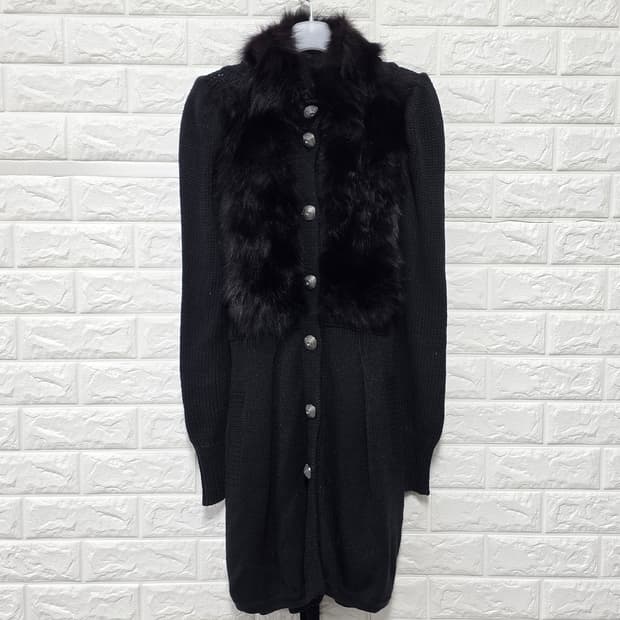 택포// 에고이스트 퍼 트리밍 가디건 S