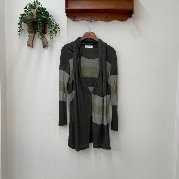 Cest moojeu 초코나무숲 긴팔 니트 원피스 레이어딩 머플러 겸 