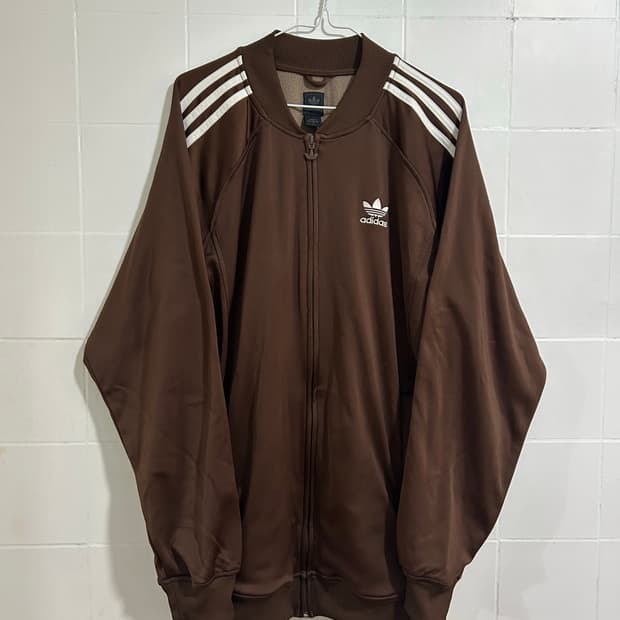 아디다스 슈퍼스타 브라운 져지