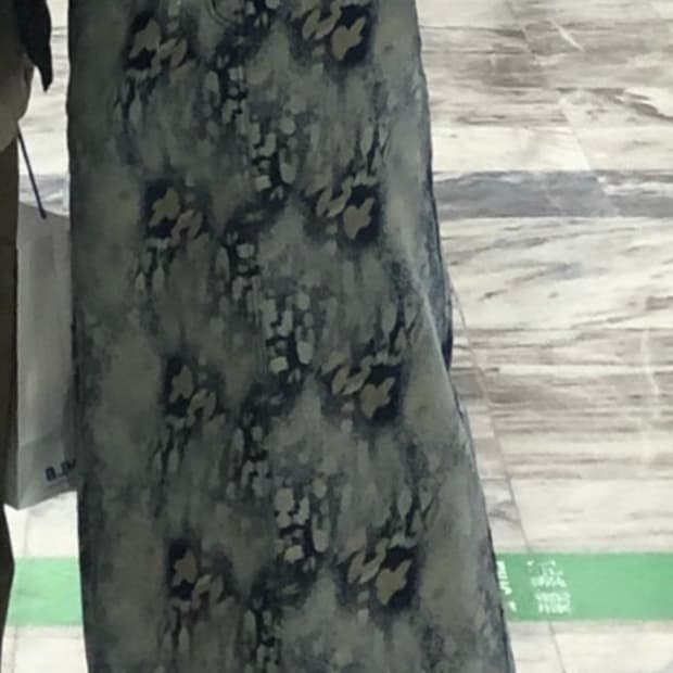 블랙업 - made 데님 롱 스커트