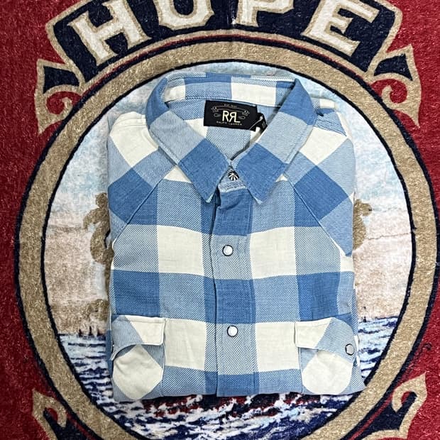 더블알엘 (RRL) 플래드 웨스턴 셔츠