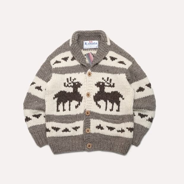button cowichan sweater