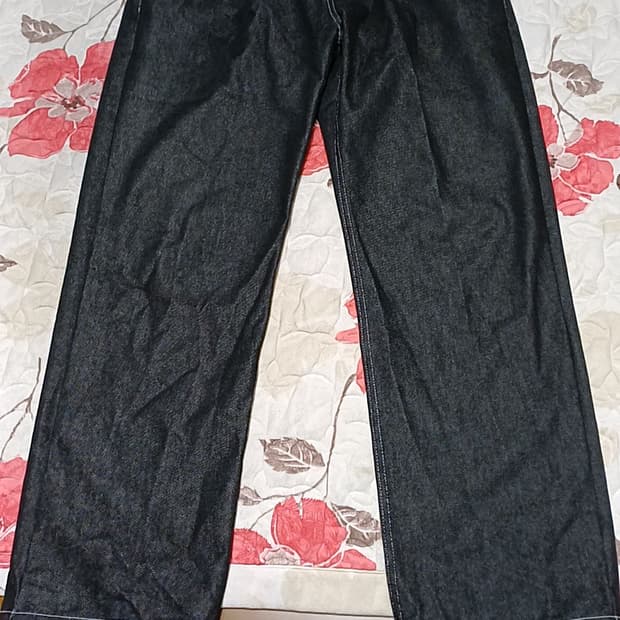 라퍼 와이드데님팬츠 실측33인치 기장105