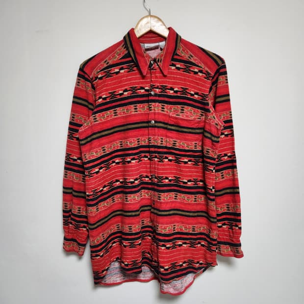 아메리칸빈티지USA 나바호플란넬 셔츠 L - S96