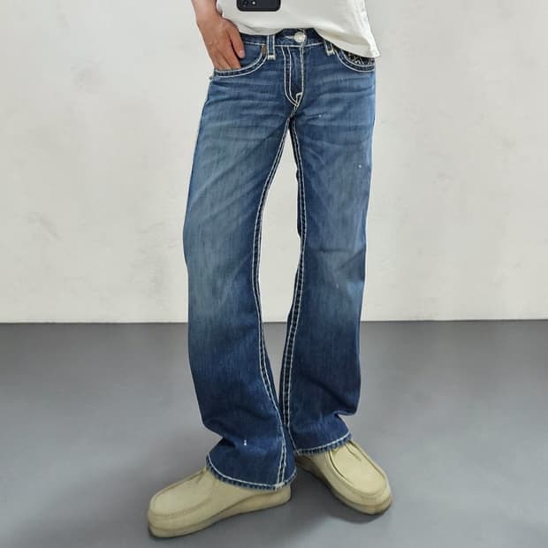 트루릴리전 부츠컷 청바지 32 M0413