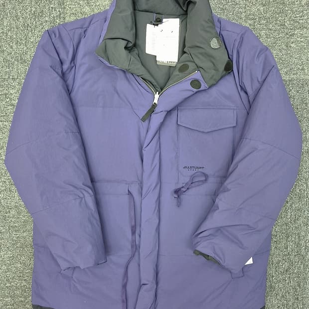 [105]<질스튜어트> 리버서블 퍼플블랙 다운패딩