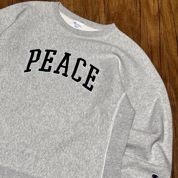 챔피온 X 빔즈 보이 리버스위브 피스 기모 맨투맨