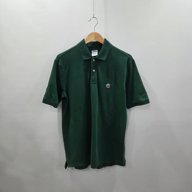 브룩스브라더스 피케 카라티 그린 L 