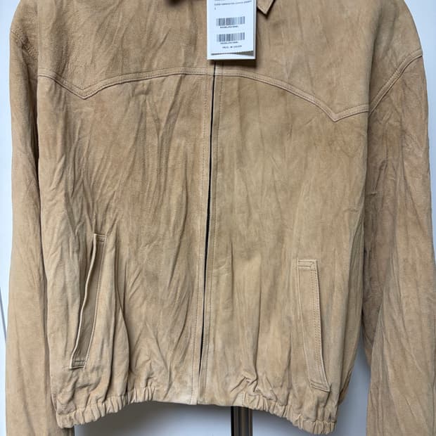 렉토 스웨이드 헤링턴자켓 L