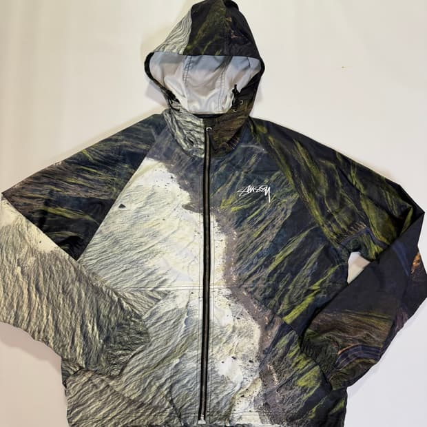 스투시 코스트라인 비치쉘 자켓(M사이즈)