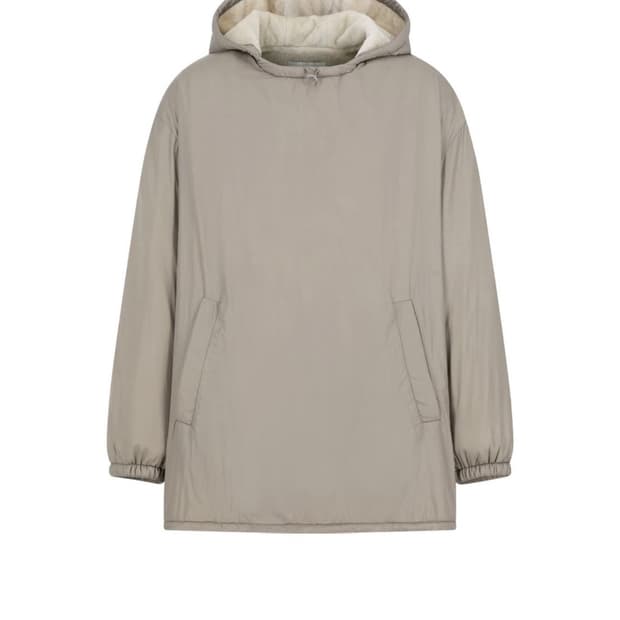 [M] 아모멘토 나일론 리버시블 패디드 판초 베이지