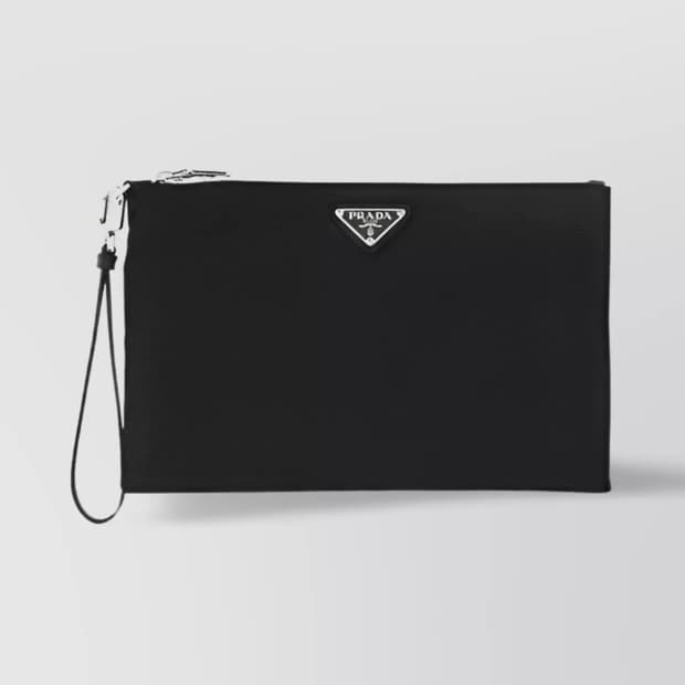 Prada Re-Nylon & Saffiano Leather Pouch
