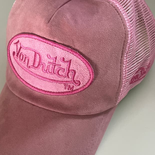 Von dutch 본더치 핑크 메쉬캡