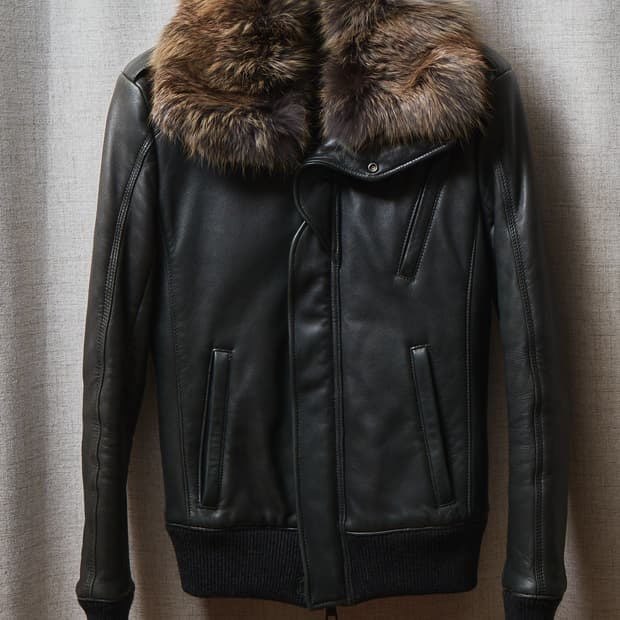 Akm 퍼 레더 자켓