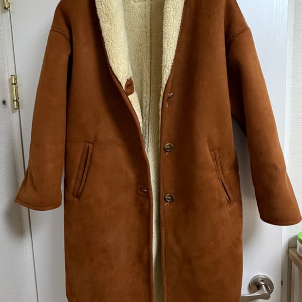 TMO by 13 month 무스탕 롱코트