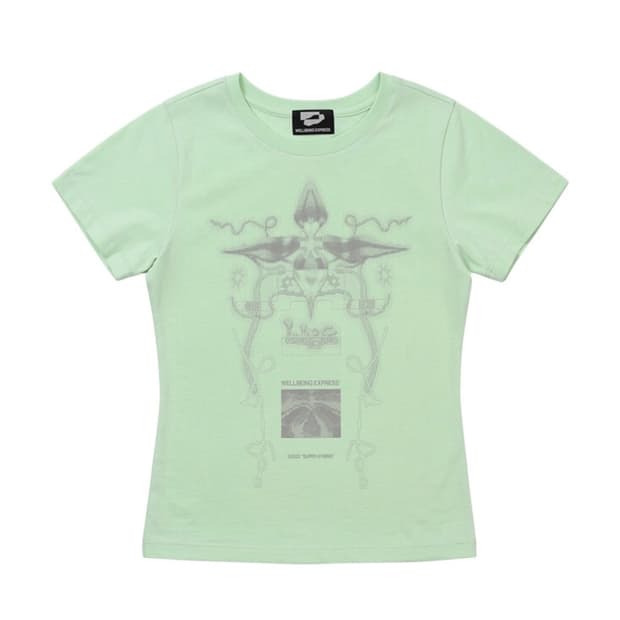 뉴진스 하니 착용) 웰빙익스프레스 디지털 타투티 민트