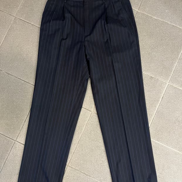 00s 조르지오 아르마니 스트라이프 슬랙스