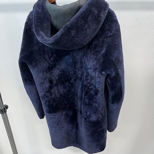 여) 산드로 리버시블 무스탕