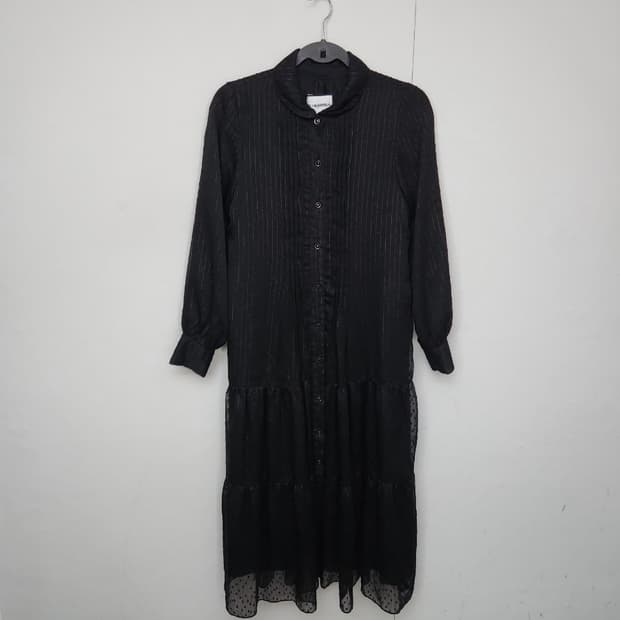 [칼라거펠트] 90 55 여 셔츠원피스 롱원피스