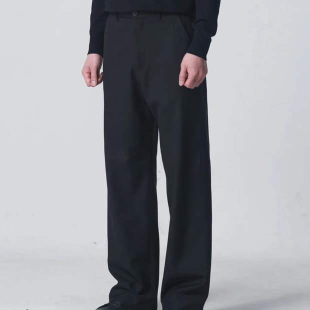 파세르 백 포켓 슬랙스 블랙 XL