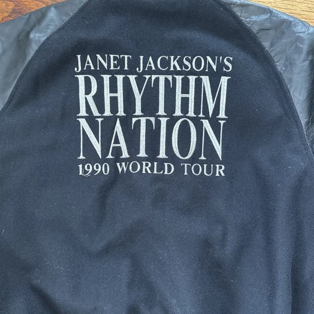 Janet Jackson 리듬네이션 1990 월드투어 자켓 XL