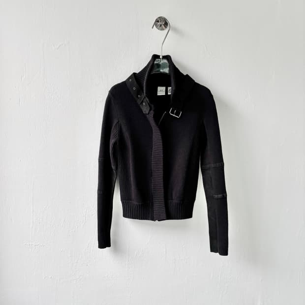 아르마니 울 믹스 라이더 자켓 