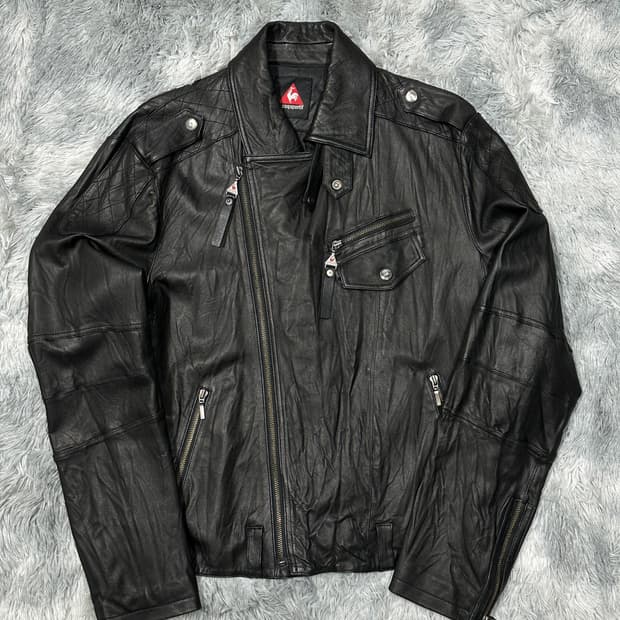 르꼬끄 올드스쿨 양가죽 라이더 자켓 105