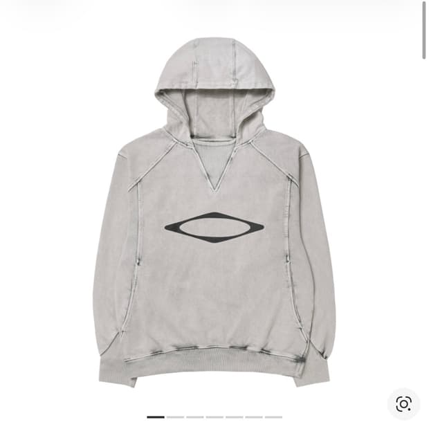 미스치프 블리치드 풀오버 후드 블리치드 카키 L