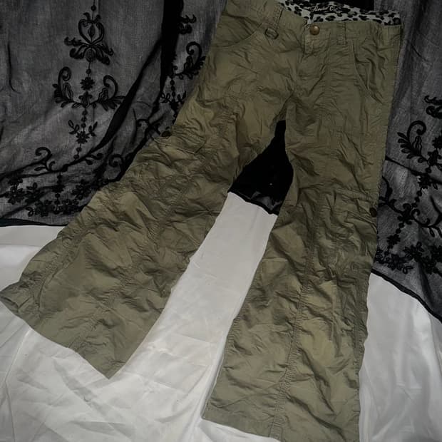 Khaki cargo pants