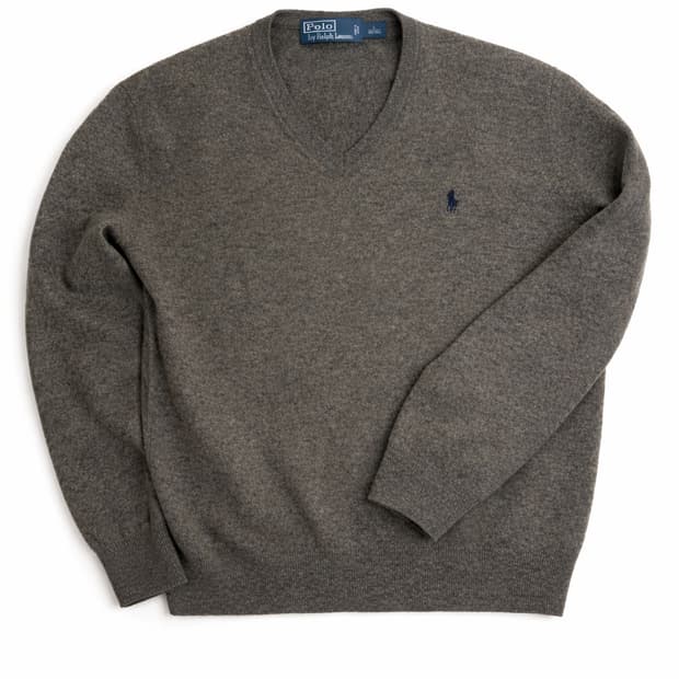 Polo Ralph Lauren 브이넥 울 니트 